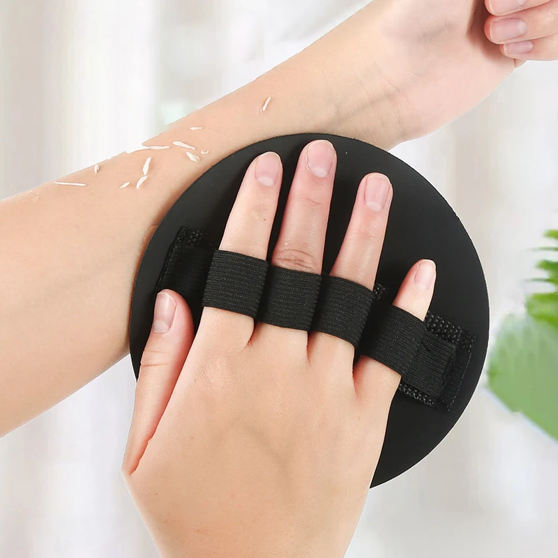 Black Body Exfoliating Bath Scrubbing Shower Brush Dead Skin Remover Bathing Tools Circular Painless Bath Towel body scrub body scrub glove
