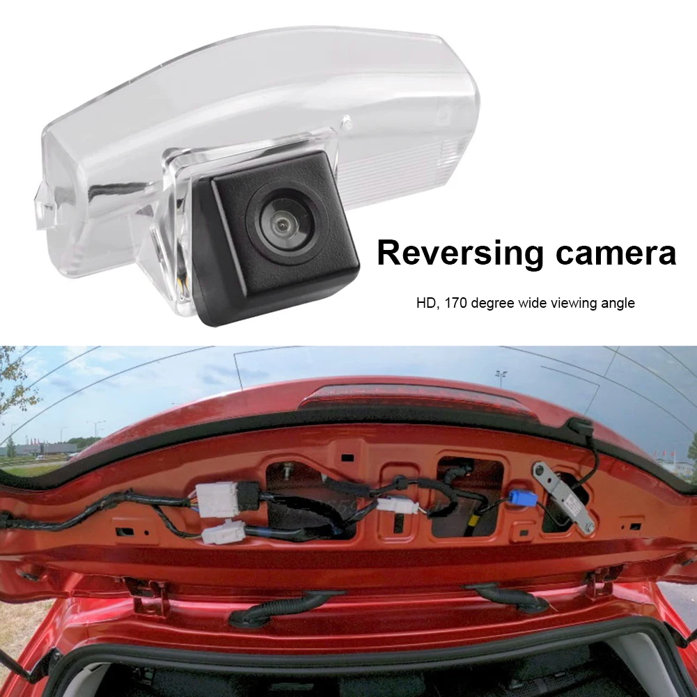 Waterproof Car Back Up Reverse Camera Original Screen Compatible Wide Viewing Angle for Mazda 2