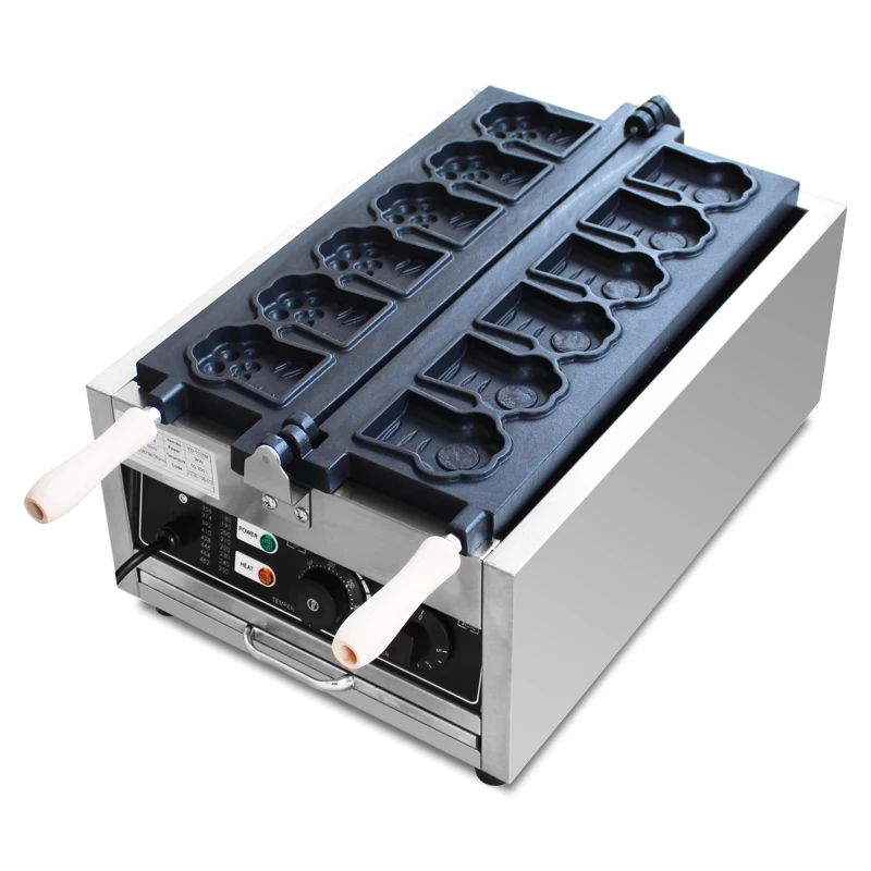 Description Picture 4 of itemElectric 6Pcs Cat Bear Tiger Paw Waffle Machine Electric Cute Cat Claw Shaped Waffle Maker Children Snack  Commercial Appliance