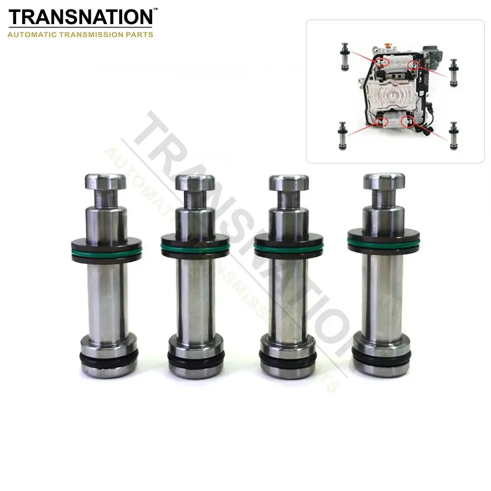 DQ200 0AM DSG7 Transmission Valve Body Push Control Rod 4PCS For Audi VW JETTA Car Accessories Transnation 217356 transmission valve body copper sets,transmission control unit