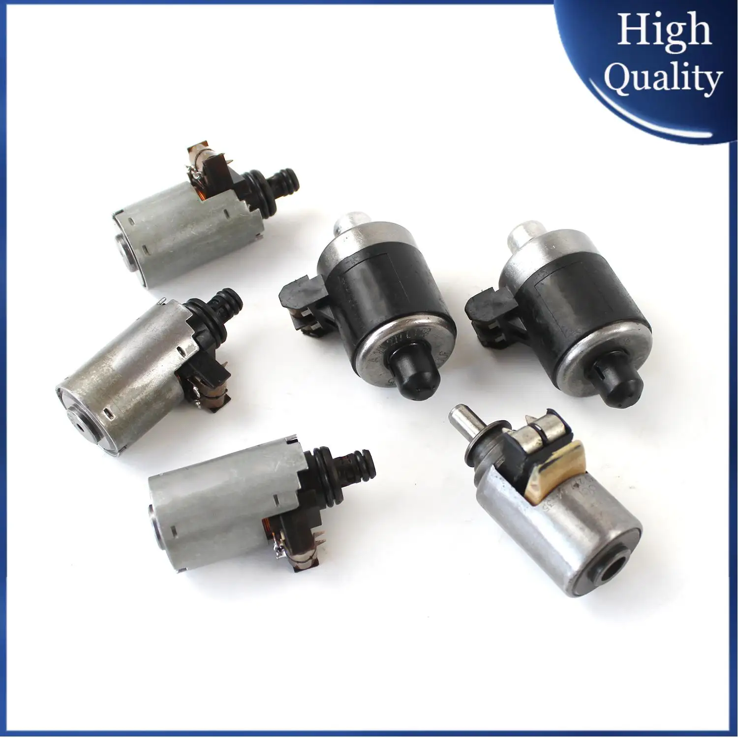 6 Pcs 722.6 OEM Transmission Solenoids 5 Speed Automatic Gearbox Accessory for Mercedes Benz Gearbox Solenoid Repair Parts