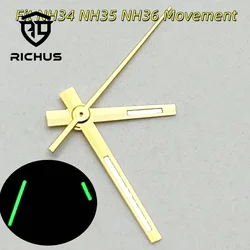 RICHUS Luminous Silver/Gold/Rose Gold Watch Hands (Gold A1)