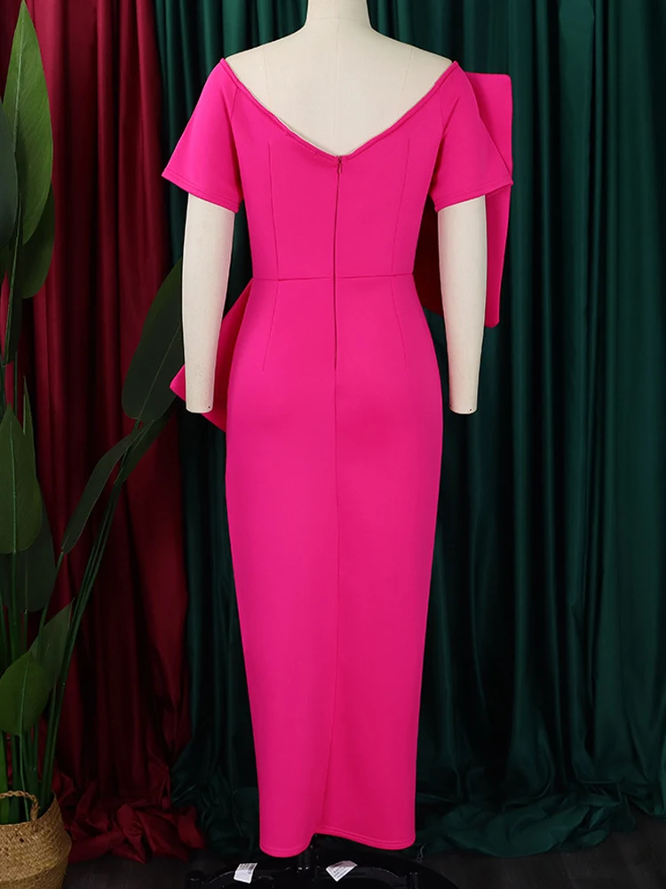 FairyShely 2025 الصيف القوس قصيرة الأكمام حجم كبير...