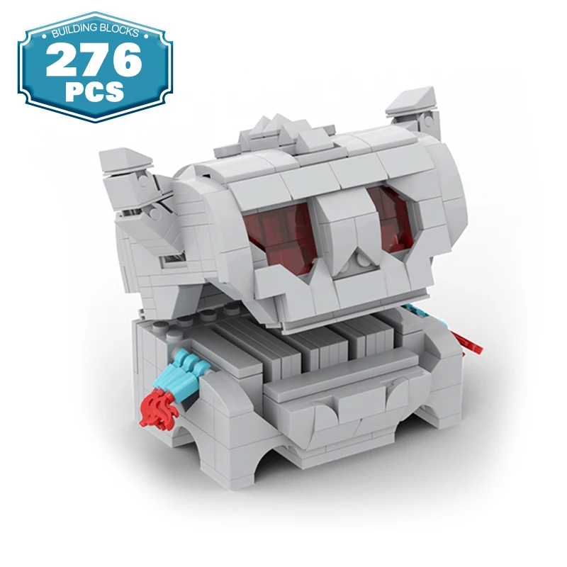 

MOC Zeldaed игра дышащий дикий Скелет коробка модель монстра Набор строительных блоков Cannibal Монстр грудь персонажи кирпичные игрушки