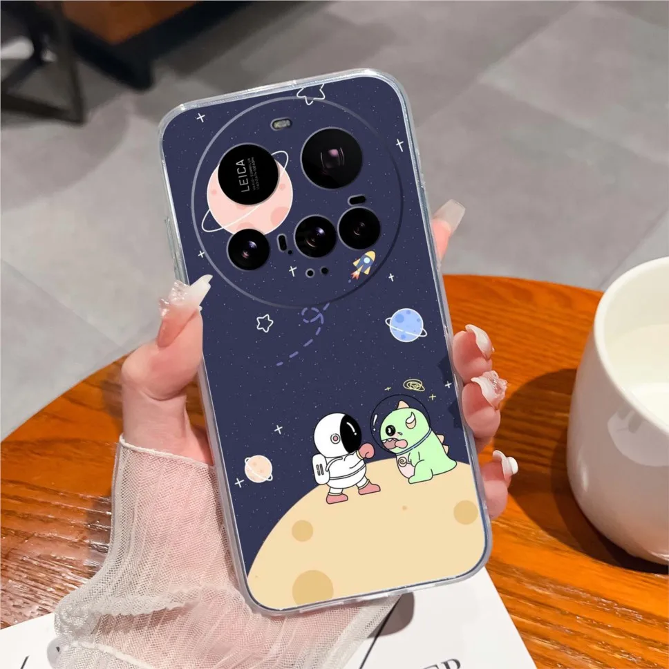 Floral Clear Silicone Anti-Drop Protective Smartphone Case