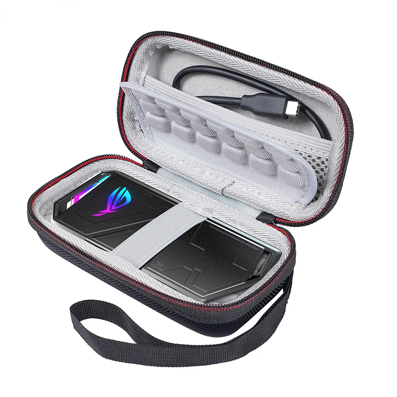 

ZOPRORE Hard EVA Travel Storage Bag for ASUS ROG STRIX Arion Aluminum Alloy M.2 NVMe SSD External Portable Enclosure Case