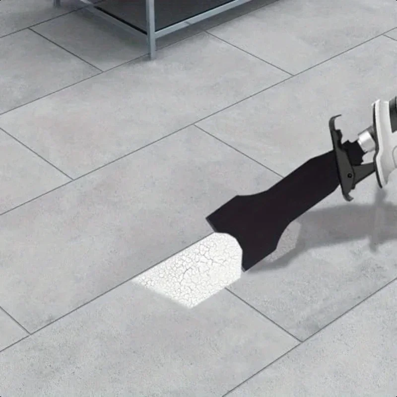 4-Piece Heavy Duty Reciprocating Saw Blade Set - Multi-Material Cutting for Steel, Tile, Putty Removal & Demolition Scraping