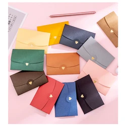 Holiday Romantic Paper Envelope Portable Vintage Style Wedding Ceremony Engagement Invitation Card Envelopes Black