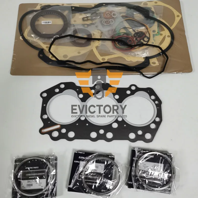 

For Mitsubishi S3Q S3Q2 full cylinder head gasket kit with piston ring