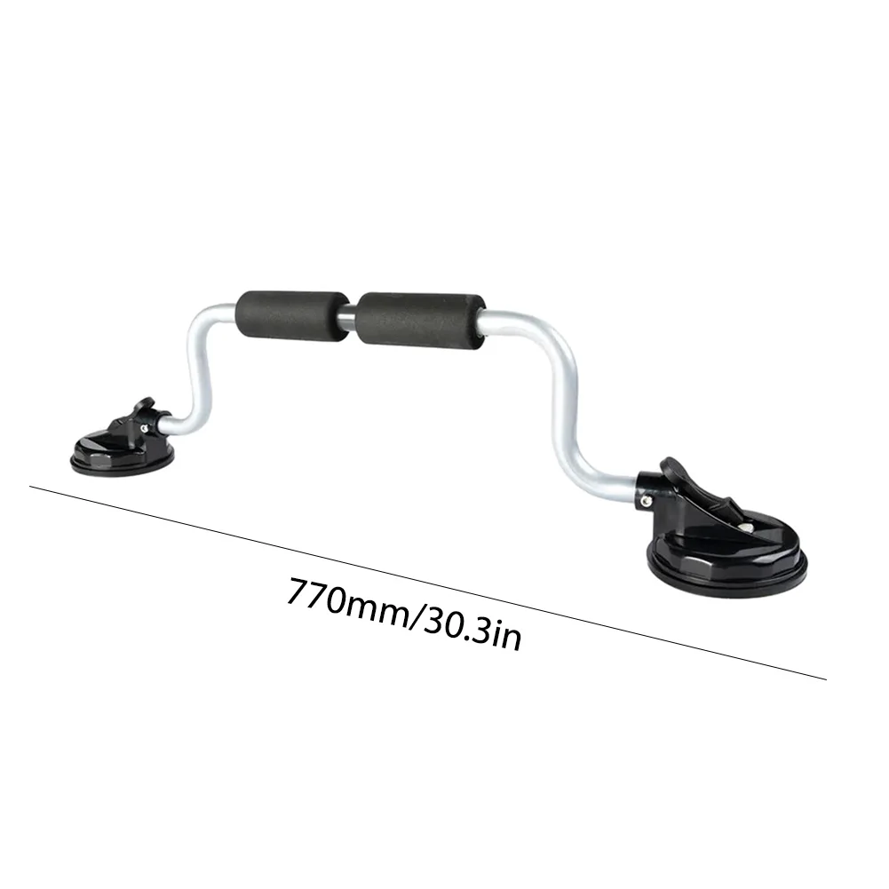 Kayak Roof Rack Strong Suction Boat Load Assist with Foam Rollers Roller Loader for Mounting Kayaks and Canoes To Car Tops-Black