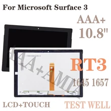 

10.8" LCD For Microsoft Surface 3 RT3 1645 1657 LCD Display Touch Screen Digitizer Assembly for Surface RT3 1657 LCD Replacement