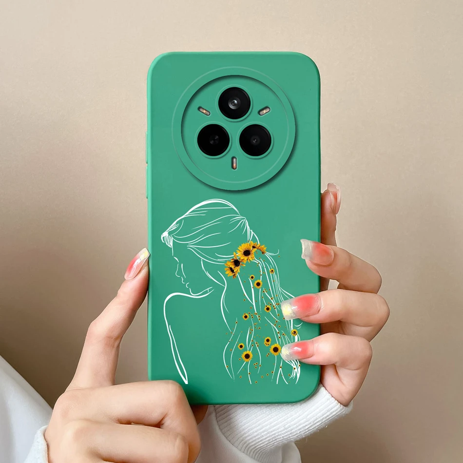 Love Heart Liquid Silicone Phone Case - Soft High-Quality Full Protection Cover