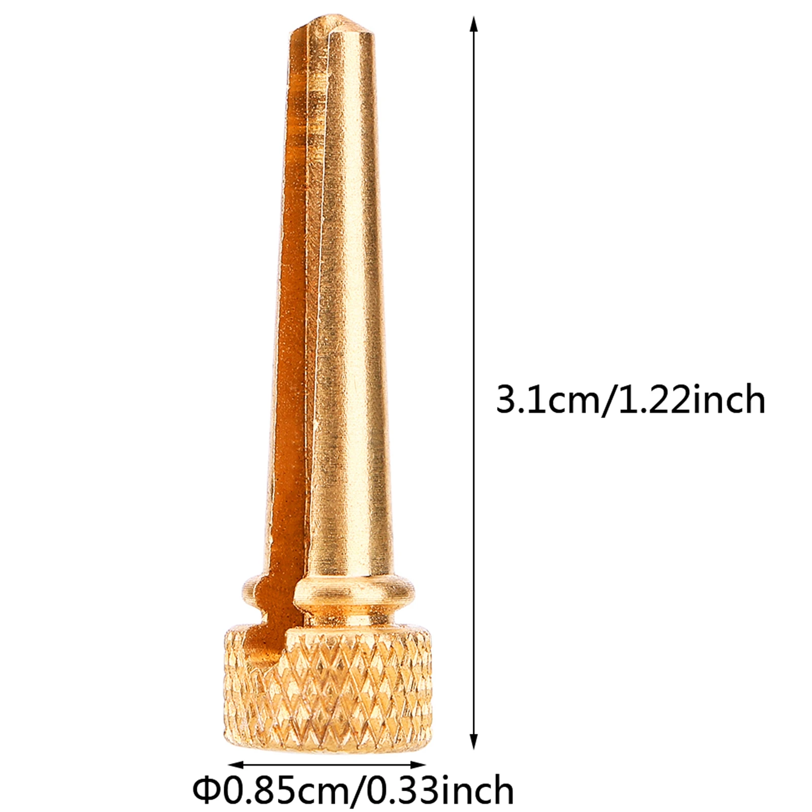 6pcs Guitar Bridge Pins Brass & Abalone Pins Bridge Pin Set Brass for Acoustic Guitar Accessories Bridge Pin with Pearl Shell