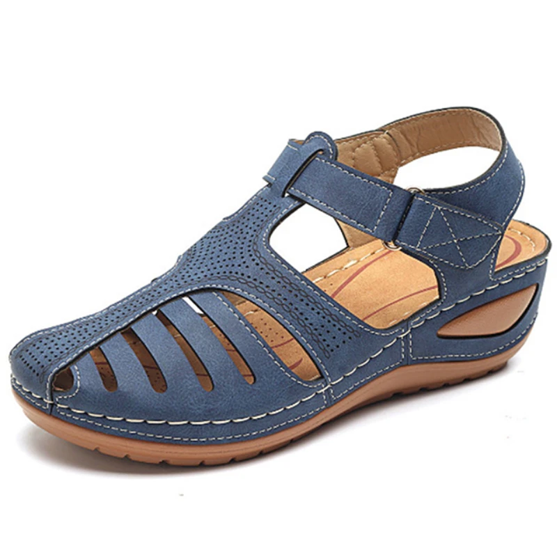 New Women's Sandals Premium Orthopedic Bunion Corrector Flats Casual Soft Sole Beach Wedge Vulcanized Shoes Zapatillas De Mujer