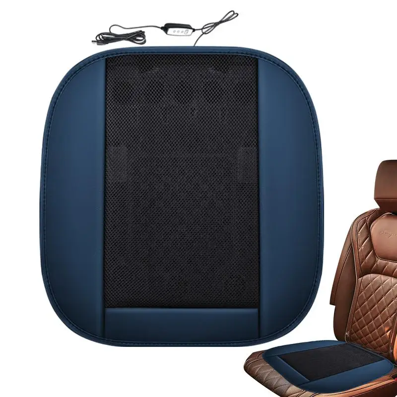 

Автомобильная подушка на сиденье, дышащая охлаждающая подушка для кресла с USB-зарядкой, с высокой скоростью вращения, для комфортного охлаждения сиденья