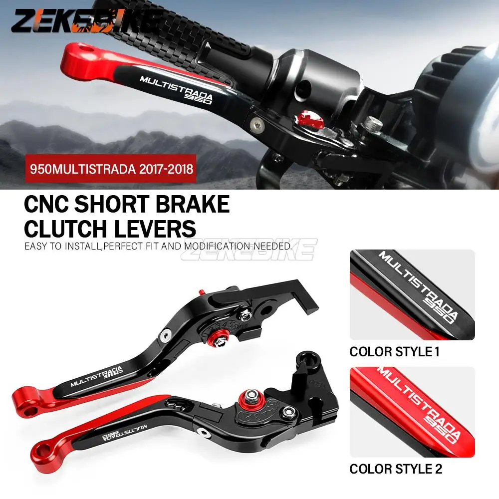 

FOR DUCATI 950MULTISTRADA 950 MULTISTRADA 2017 2018 Motorcycle Hand Brake Clutch Adjustable Lever Handle Folding Extendable grip