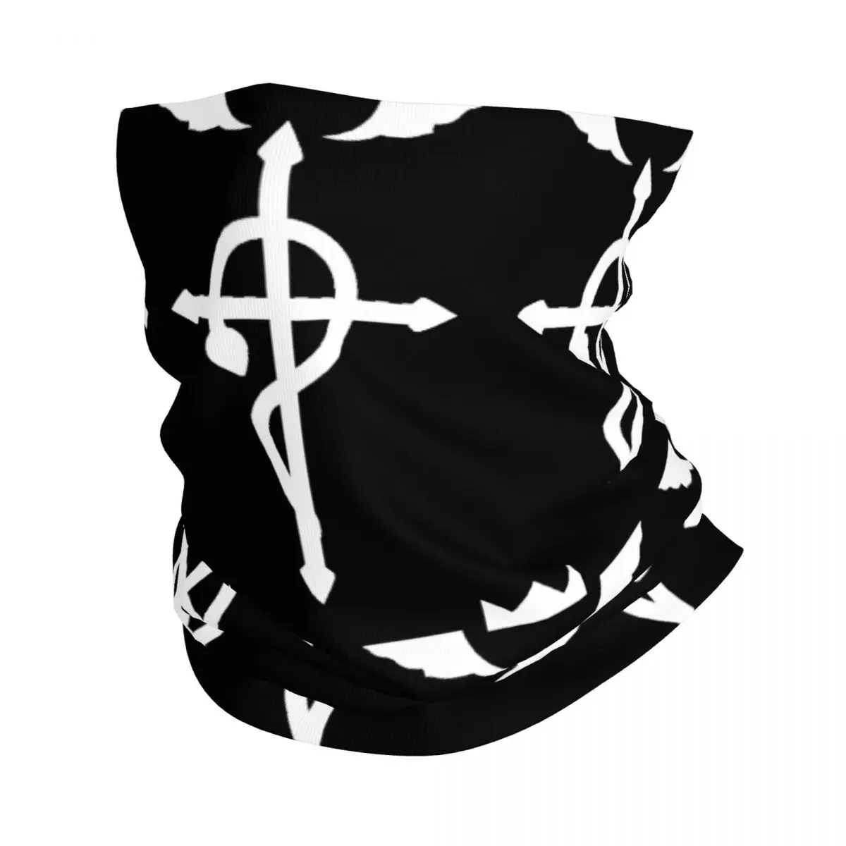 

Fullmetal Alchemist Neck Gaiter Printed Unisex Face Mask Scarf Warm Headband Hiking Windproof