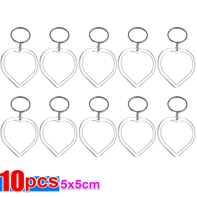 Customizable Clear Acrylic Keychain Frame - Perfect