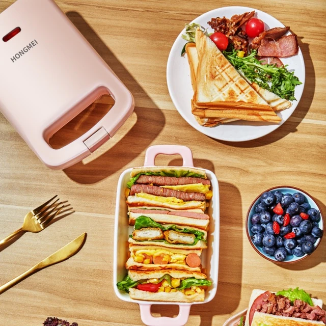 Electric Sandwich Maker Waffle Toaster Baker Breakfast Machine Takoyaki  Pancake Donuts Sandwichera with 1/2/3/4/5 Plates - AliExpress