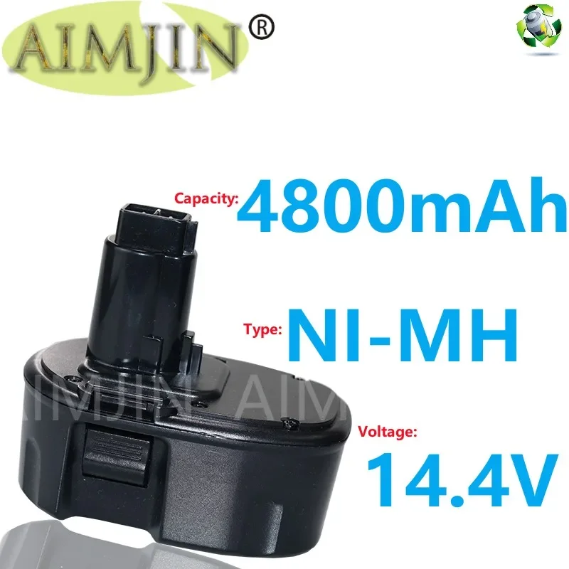 14.4V 1.5Ah NiCd Replacement Battery For DeWalt DW9094, DW9091, DC9091 & More