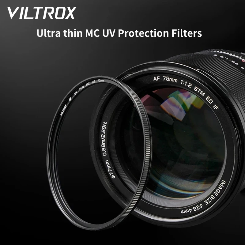 VILTROX-Pro-Ultra-thin-MC-UV-Protection-Filters-Camera-Lens-49mm-52mm ...