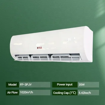 3P Energy Saving Chilled Water Wall Hanging Mounted Fcu Fan Coil Units for Hotels With Heat Pump or Chiller 1