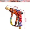 4350PSI High-Pressure Water Gun, Graffiti Design, 1L Foam Spray Gun, 1/4" Quick Nozzle Set with Rubber Base 4