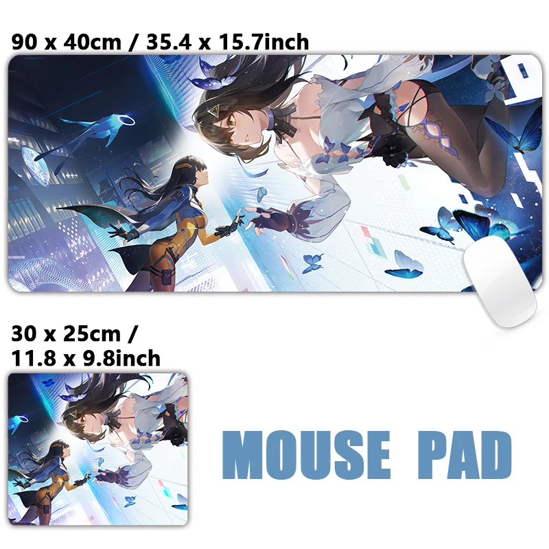 Snowbreak lyfe-無限の視界滑り止めマウスパッド、Fenny Katya