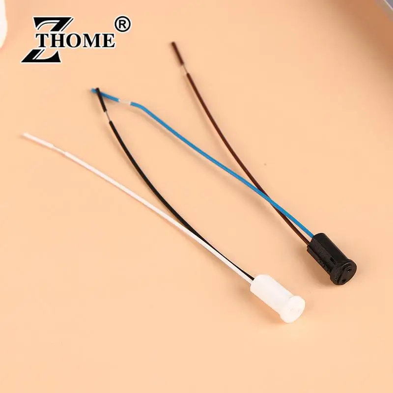 Lamp Holder Lamp Bulb Holder Lamp Base DIY Lighting Accessories 10PCS Household G4 Lamp Socket Wire Adapter With 10cm/20cm Wire G4 Lamp Holder For LED Crystal Heads Light Bulb Halogen Kit