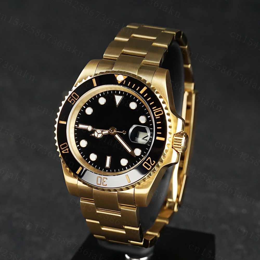 2022 Fashion New 40mm Men's Leisure Sports Sapphire Mirror Stainless Steel Material Waterproof Automatic Mechanical Watch