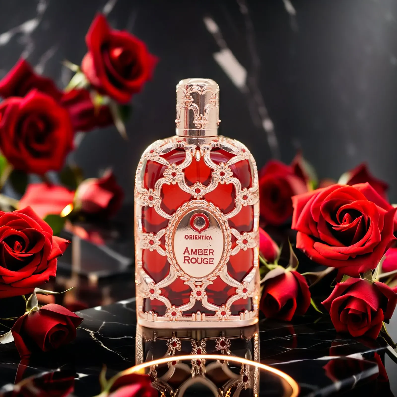 80ML Oriental Perfume Amber Rouge Oud Saffron Men Women Spray Unisex Bottle Rose Cologne Long Lasting Smell Free Shipping view 2