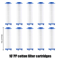 Universal Shower Filter Cartridge - Enhances Water Pressure & Purifies (10PCS)