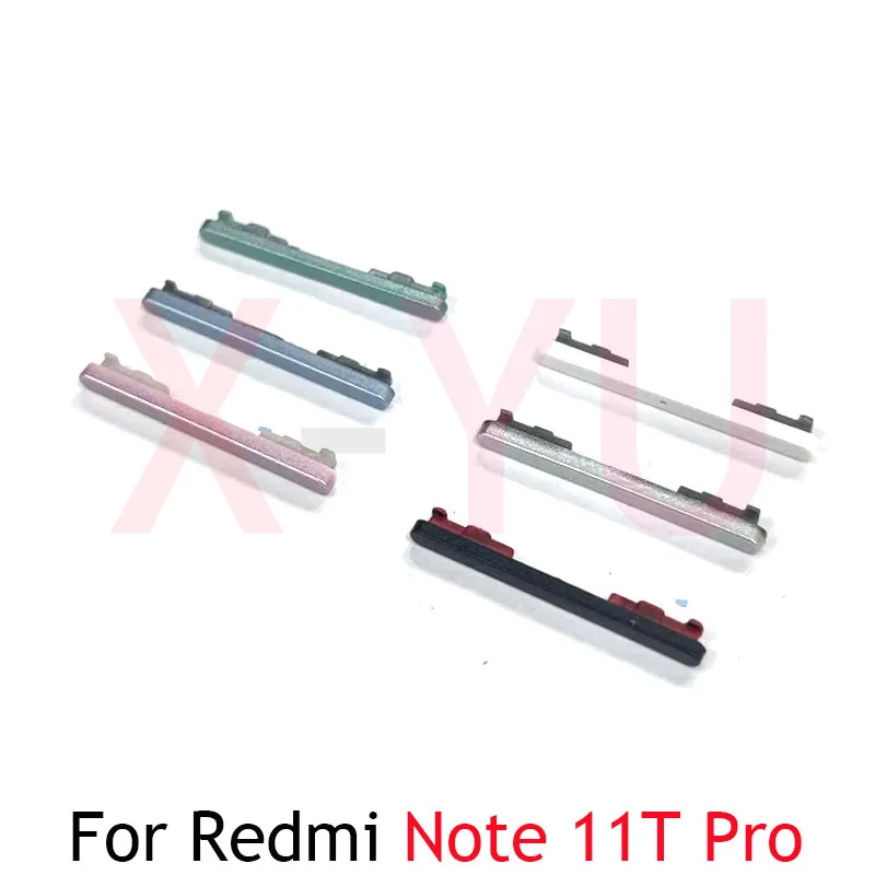 

10 шт., кнопки питания для Xiaomi Redmi Note 11T Pro