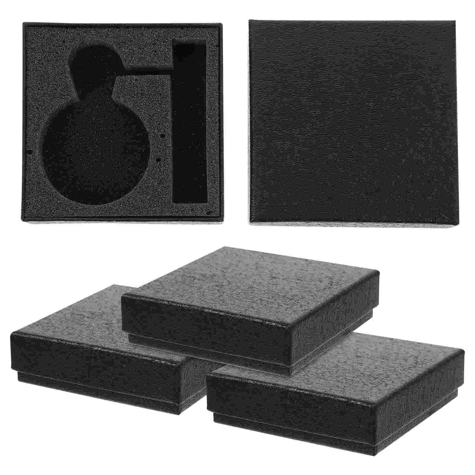 4 Pcs Pocket Watch Case Watch Boxes For Men Storage ganizer Mens Box Jewel Case Display Container