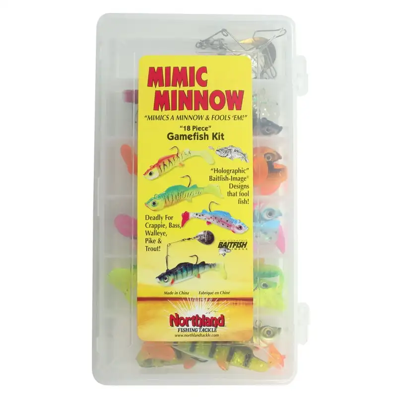 

Tackle Mimic Minnow Gamefish Kit, Freshwater, Assorted Brine shrimp hatchery Lentes para acuario marino Incubator shrimp Aquariu