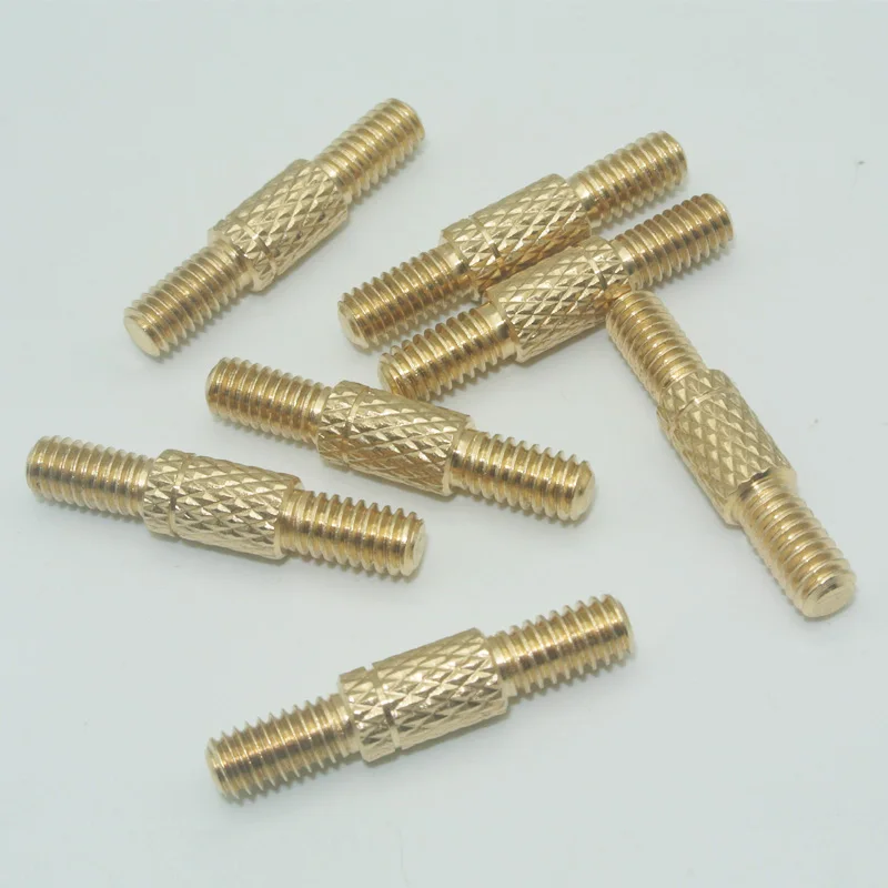 Aluminum Alloy Pipe Joint 1pc/Lot Solid Brass Adapter Double Male Thread