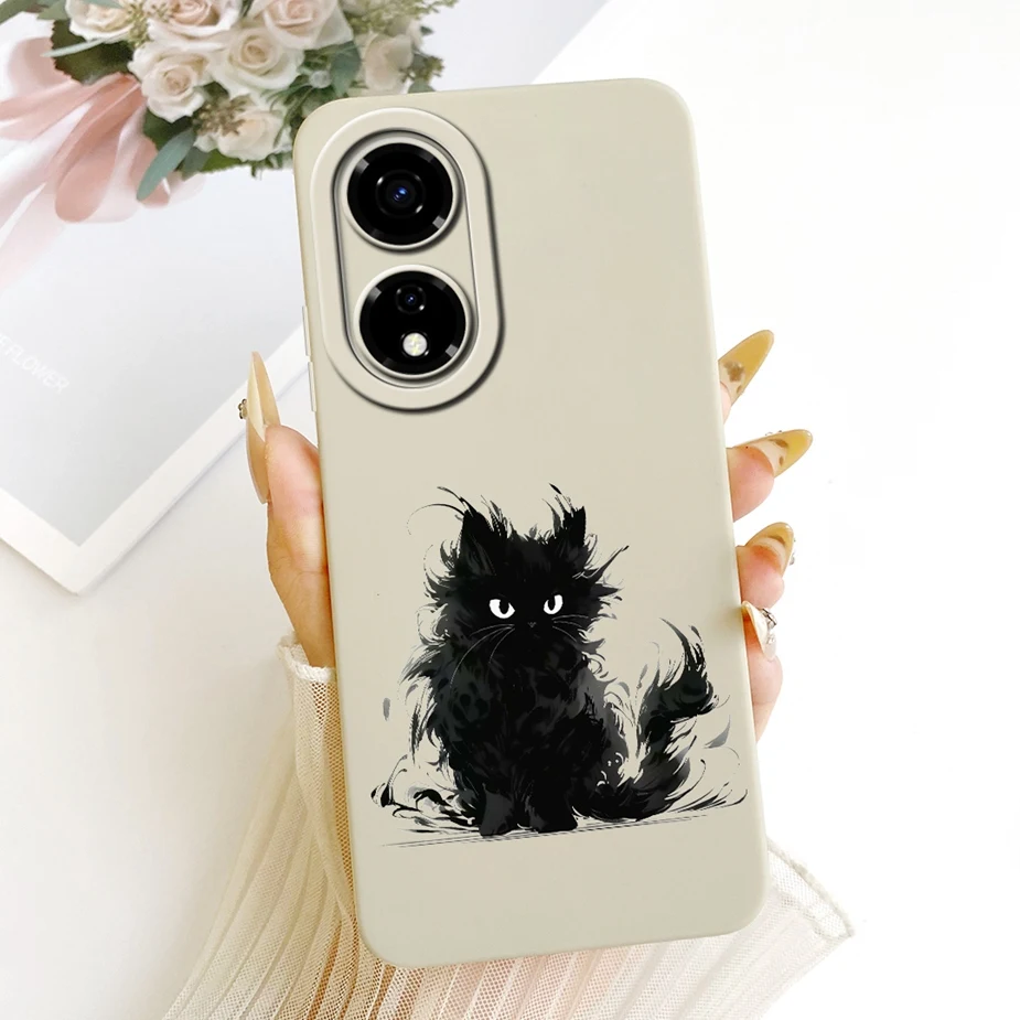 Luxury Love Heart Painted Soft Silicone Case - Stylish Protective Cover