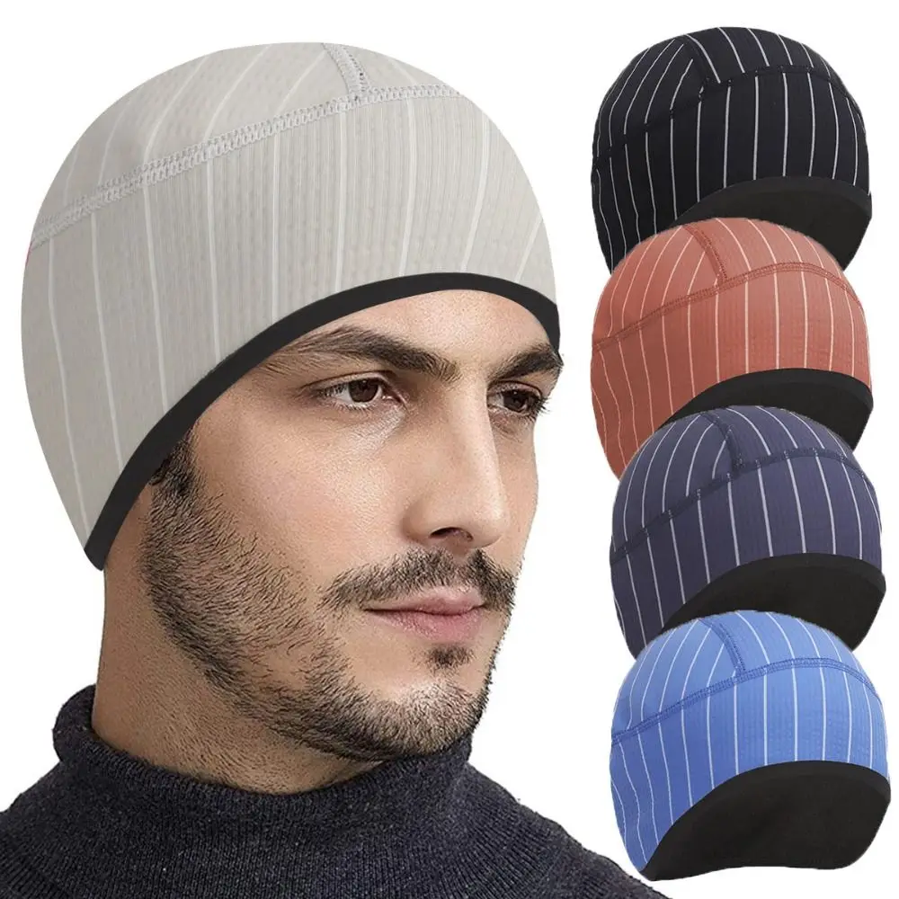 MenWomenWinterHatThermalRunningSportsHatsSoftStretchFitness