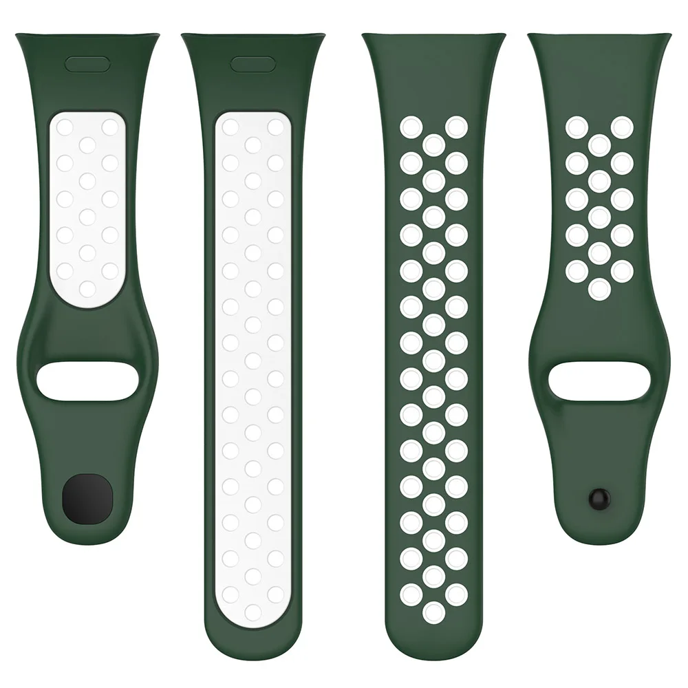 Sport Silicone Strap For Redmi Watch 3 Bracelet Two-Color Wrist Band