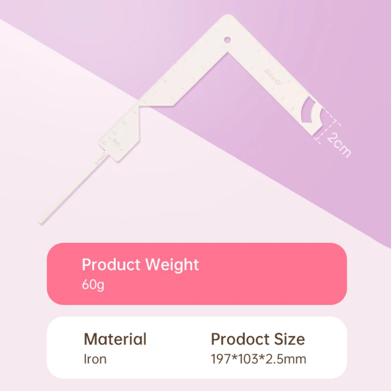 KW-TRIO Book Cover Guide Metal Bookbinding Tool