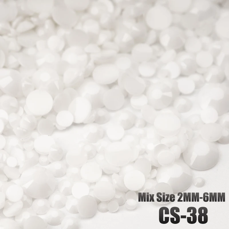 VDD 30g/100g Mix Größe 2-6mm Harz Strass Kristall Farbe AB Flatback Kunststoff Großhandel für DIY Nail Art Handwerk Dekorationen – Detail 40