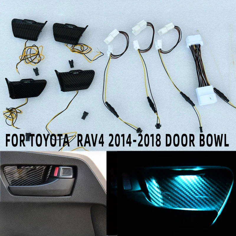 DoorBowlAtmosphereLightForToyotaRAV4201420152016InteriorLED