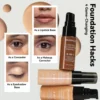 Matte Liquid Foundation Oil Control Concealer BB Cream Waterproof Lasting Full Coverage Natural Face Base Professional Makeup 4