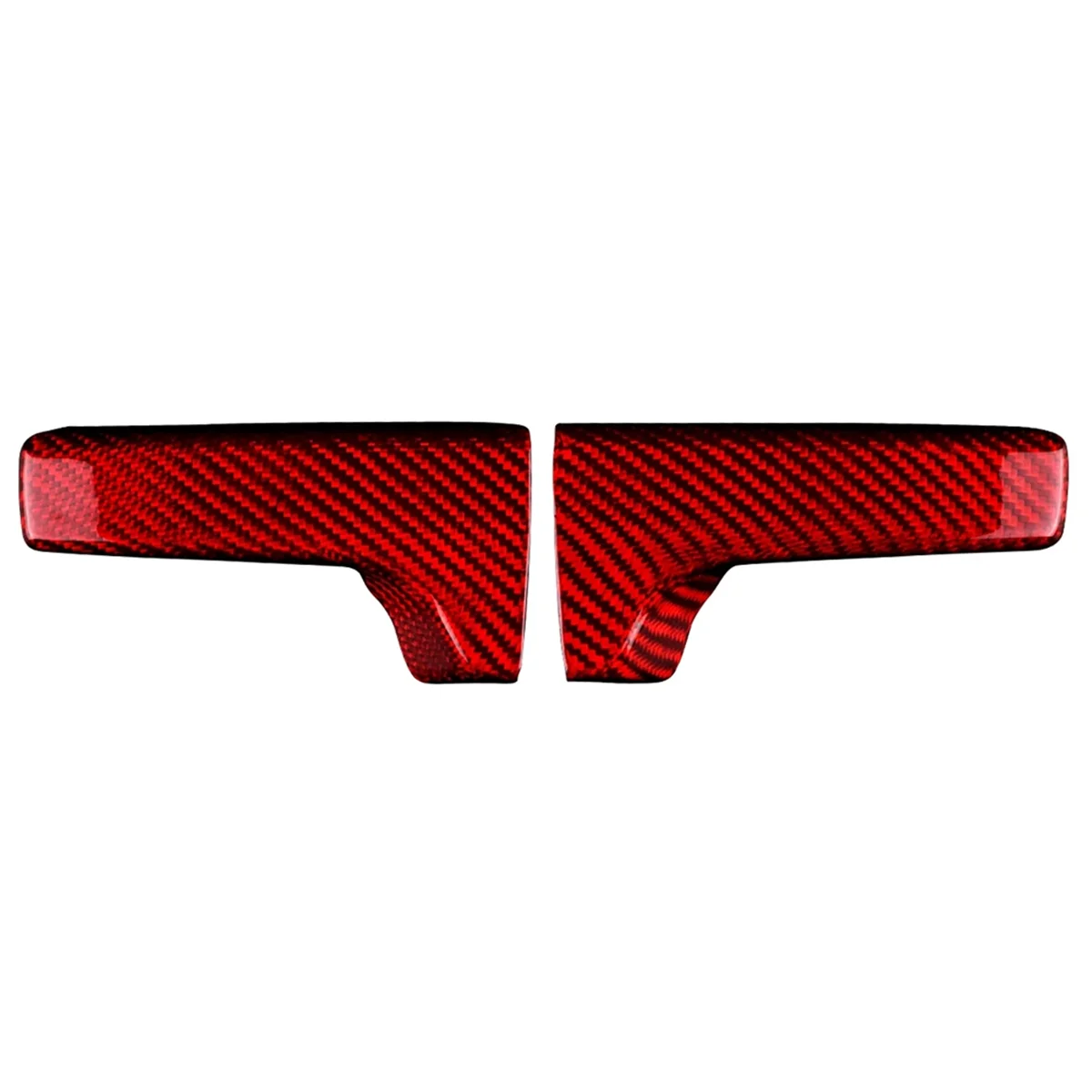 

Real Hard Carbon Fiber Sticker for Subaru BRZ Toyota GR86 2022-2024 Seat Adjustment Handle Interior Trim(Red)