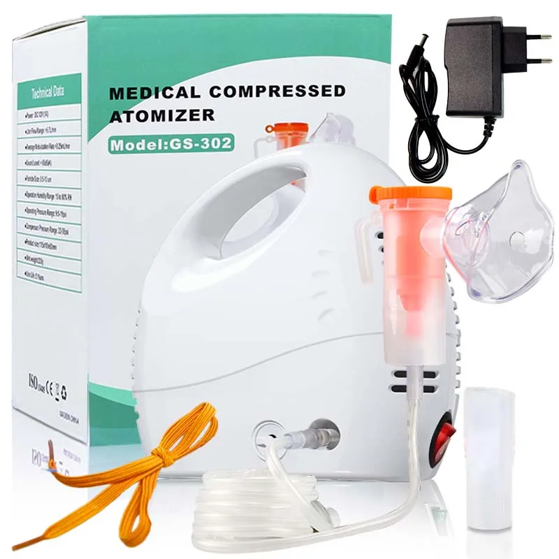Medical Nebulizer Machine Nebule Humidifier Medical Inhaler Asthma Nebulizador for Adults&Children Storage Box High capacity medical nebulizer