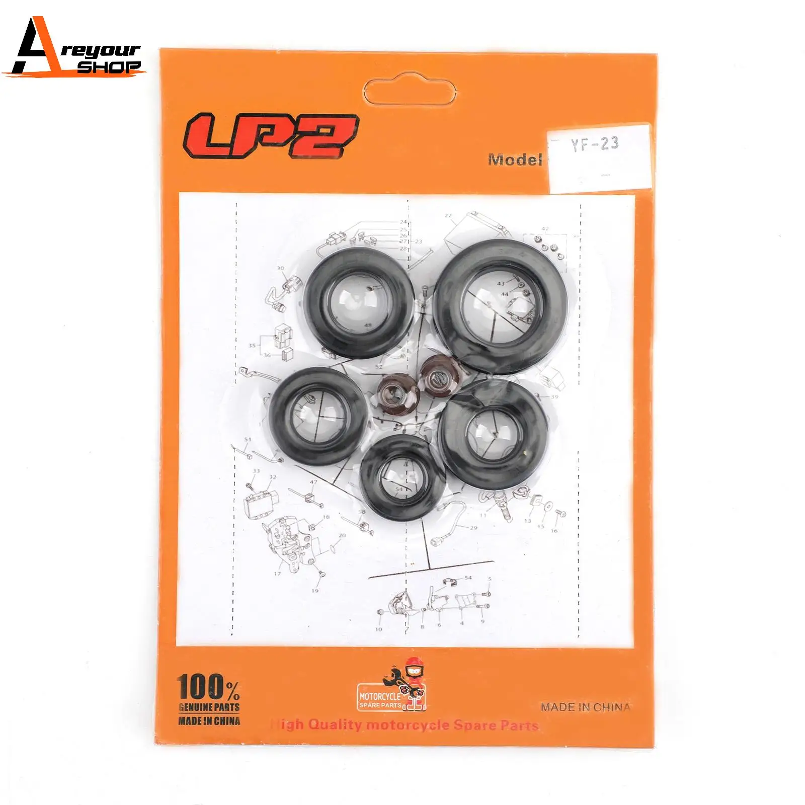 Areyourshop for Honda XL125S XL 125 S 1979-1985 1980 1981 1982 1983 1984 Complete Engine Oil Seal Kit-7pcs