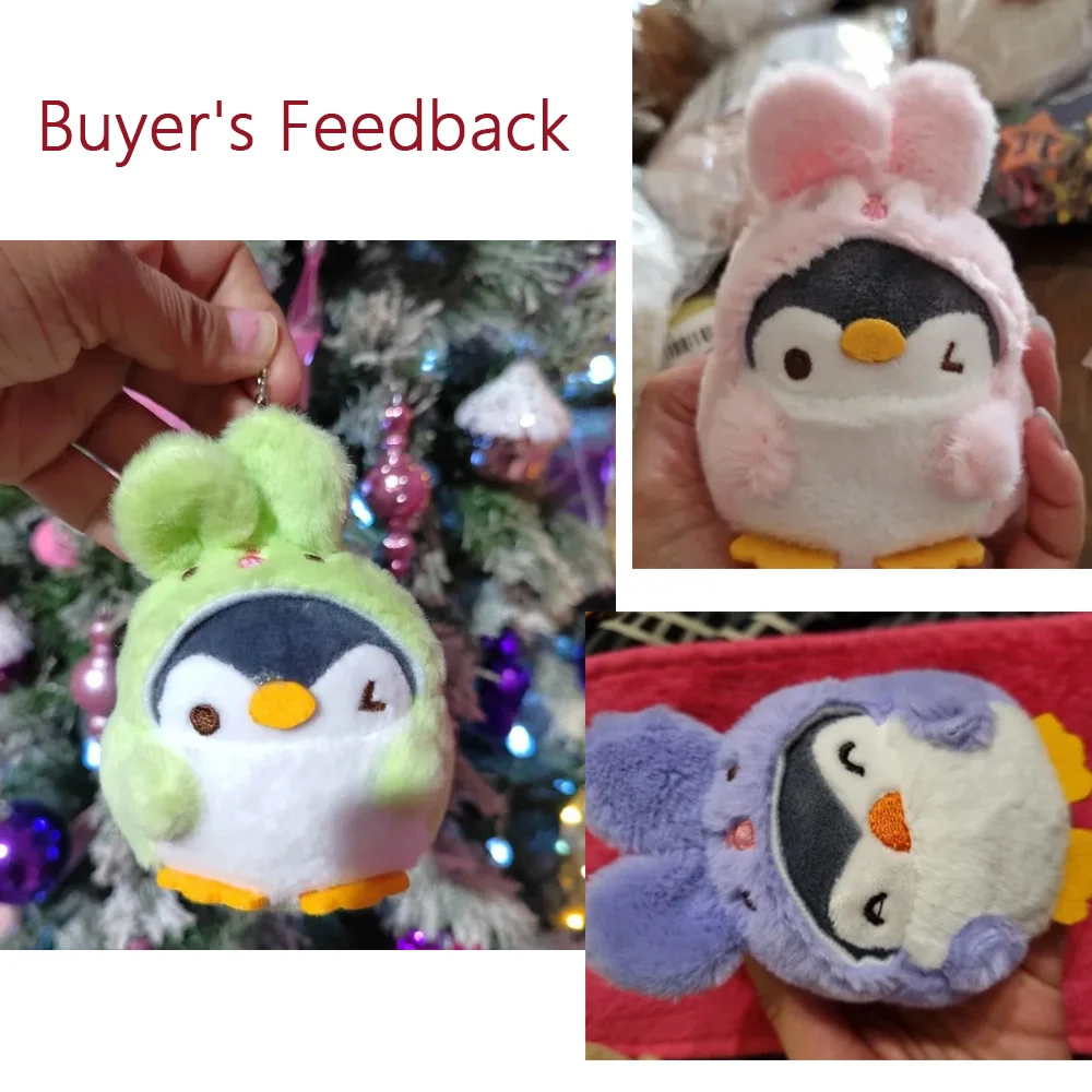 10cm/12cm Cute Penguin Plush Toy Small Cartoon Backpack Doll Plush Pendant Mini Penguin Stuffed Animals Doll Keychain-plush toy,plush doll,plush keychain,key chain
