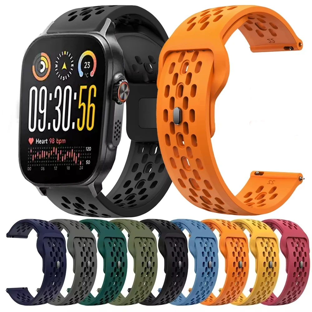 Premium Silicone Replacement Strap for Smartwatches - 22mm Bracelet Accessories
