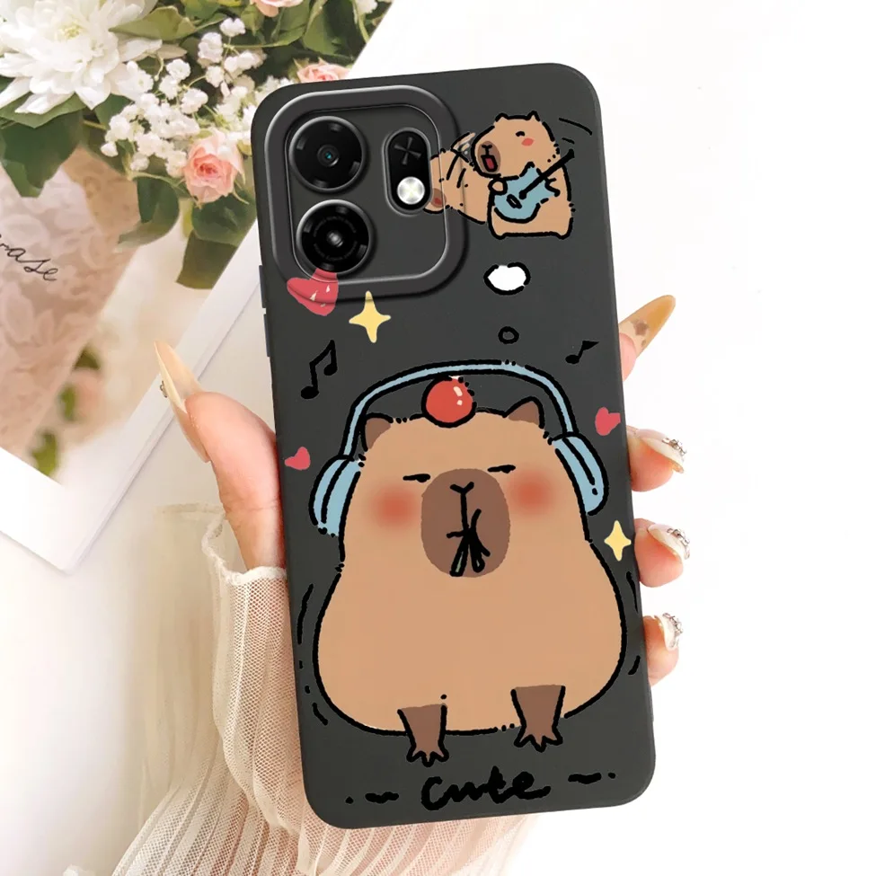 Luxury Floral Phone Case - Fashionable Silicone Cover with Cute Painted Design