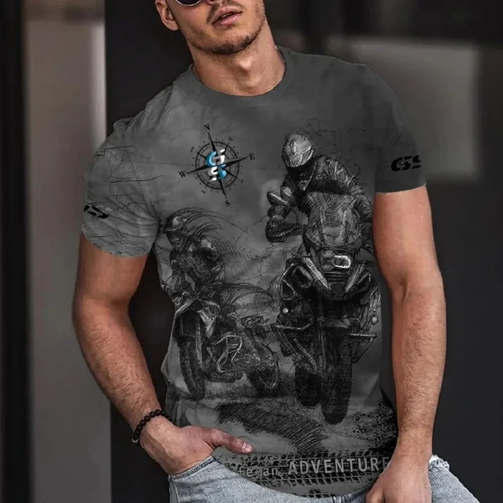Sport Motorcyles,for men,Unisex Cut & Sew Tee (AOP)